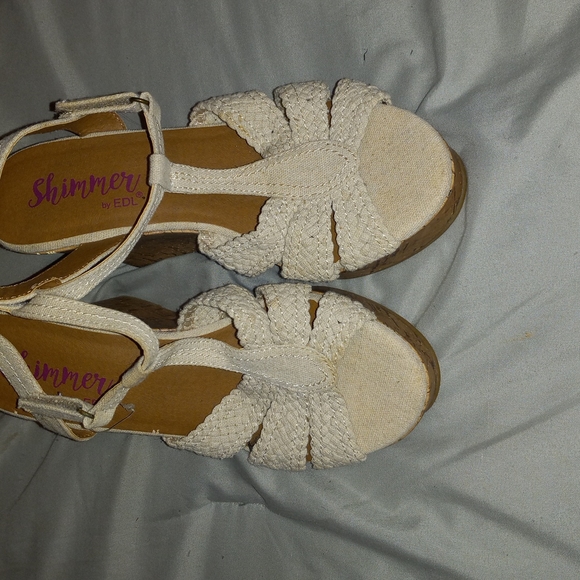 SHIMMER Shoes Brand Newnever Worn Womans Shimmer By Edl Open Toe